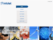 Tablet Screenshot of infotelcorp.com